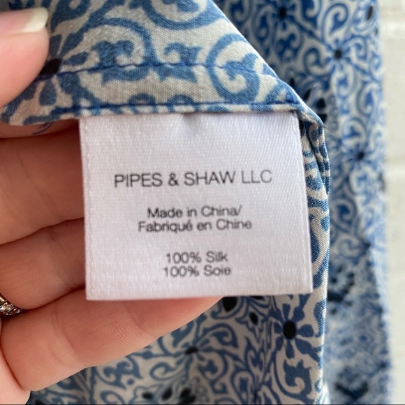 Veronica Beard Crimson Boho Blouse - Picture 7 of 7